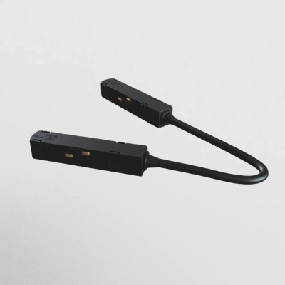 Коннектор питания угловой S35 черный, TRA004CPC-22B. TM Maytoni