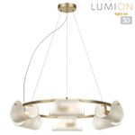 6571/6 NEOCLASSI LN25 медный/белый/металл/стекло Люстра E14 6*60W 220V FIORO