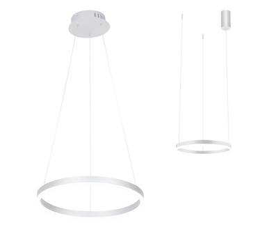 08212,01A(4000K) Подвес Тор белый d40 h150 Led 23W (4000K) 2 типа крепления