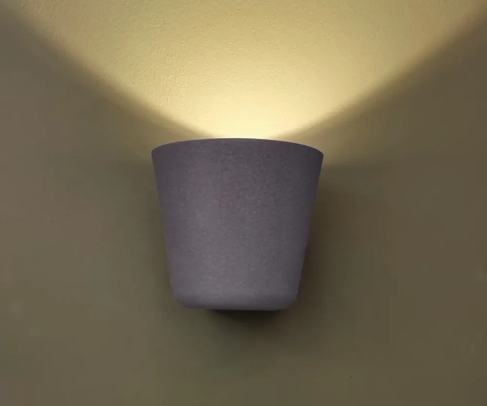 Настенный светильник уличный Векта серый w10*13 h9 Led 12w (3000K)