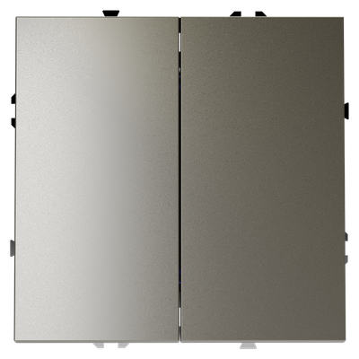 VLS020104 Выключатель встраиваемый VOLTUM S70 двухклавишный 10А, (шелк) (ТМ Maytoni)