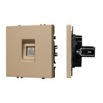 Механизм компьютерной розетки SCT-NOBE-MPC1-SFPL-GD (RJ-45, CAT6) (Arlight, -)