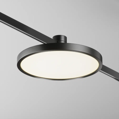 Трековый светильник Плато / Plato Flarity 3000K 10Вт 120°, TR153-1-10W3K-B. TM Maytoni