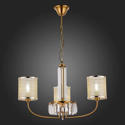 SLE1119-303-03 Люстра подвесная Латунь/Шампань E14 3*40W