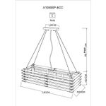 Подвесная люстра Arte Lamp CARAVAGGIO A1059SP-6CC, 6хE14