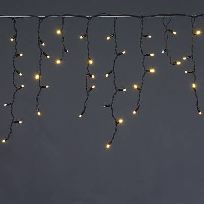 A-020 LED WW/W FLASH светодиодная "бахрома" 3x0.6м 140LED черный провод влагозащ., морозостойкий