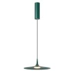 7037/12L HIGHTECH ODL25 305 темно-зеленый/металл/акрил Подвесной светильник IP20 LED 12W 3000K AC90-260V SOMBRA