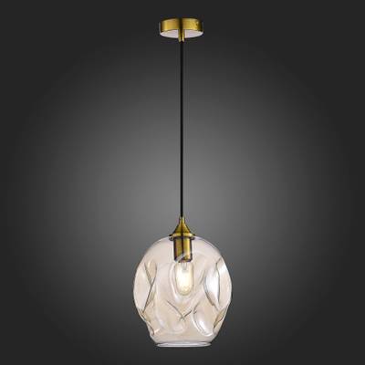 SL1188.313.01 Подвес ST-Luce Латунь/Коньячный E27 1*60W
