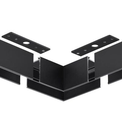 135307 PORT NT25 206 черный Соединитель "L" (в комплекте соединительная планка 2шт) IP20 VECTOR