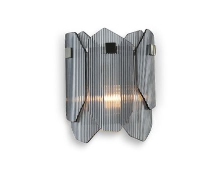 Светильник настенный LH31207/2 SN/SM сатин никель/дымчатый E14*2 max 40W 220*150*270