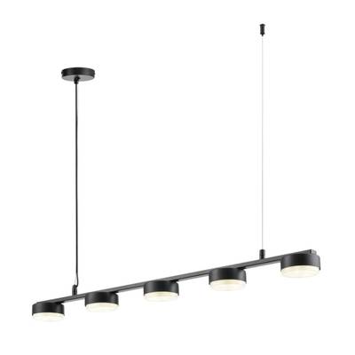 8117/5 COMFI LN25 черный, металл Подвесной светильник LED GX53 5*7W 220V TORINA