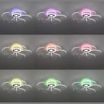 Citilux Джемини CL229251E LED RGB Люстра с пультом Хром