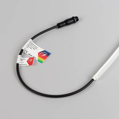 Лента герметичная WAVE-TOP-PU-H120-10x10mm 24V RGB (10 W/m, IP68, 1m, wire x1) (Arlight, Вывод боковой, 3 года)