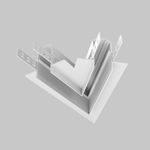Угол-соединитель 45° Exility встраиваемый под ГКЛ 12,5мм, белый, TRA034CLS-42.12W. TM Maytoni