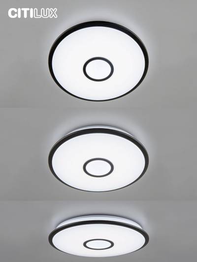 Citilux Старлайт Смарт CL703A45G Умная люстра Венге