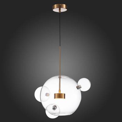 SL1133.203.01 Светильник подвесной ST-Luce Латунь/Прозрачный LED 1*14W 3000K