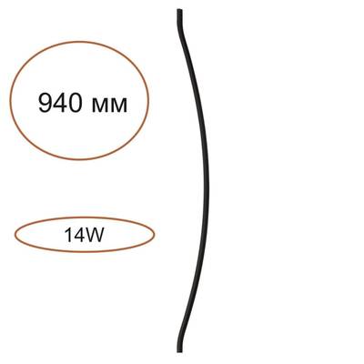 7155/100D HIGHTECH ODL26 Дуговой элемент для инсталяции  черный/cиликон/металл IP20 LED 14W 557Лм 3000K 120° 24V FINO