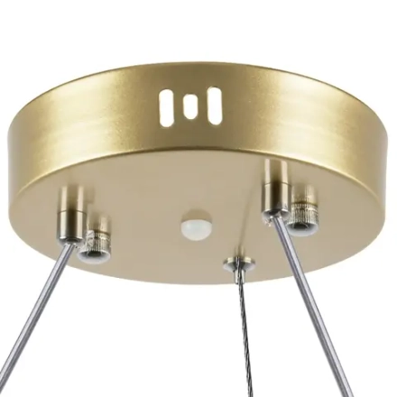 736402 Люстра ROTONDA 91W LED 4823LM 120G ЗОЛОТО 3000-6000K