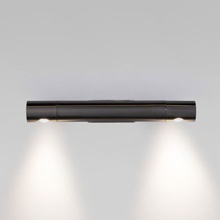 Настенный светодиодный светильник в стиле минимализм 40161 LED чёрный жемчуг