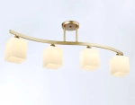 Светильник подвесной TR303122/4 CGD/FR золото/белый матовый E27/4 max 40W 840*150*300