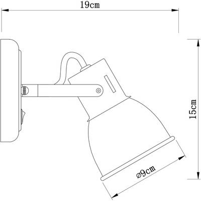 Спот Arte Lamp JOVI A1677AP-1WH, 1хE14