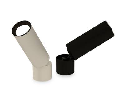 Крепеж накладной поворотный A2221 BK черный D60*H50mm Out45mm (для корпуса D60mm)