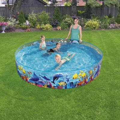 Бассейн круглый ненадувной 244*46 см, 2074 л, Fill 'N Fun Odyssey 55031 Bestway