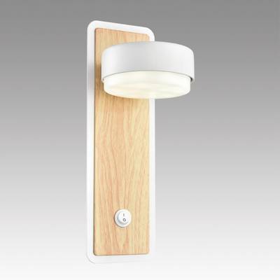 8263/1W COMFI LN26 металл, белый/дерево Бра GX53 LED 1*7W 220V LELAND