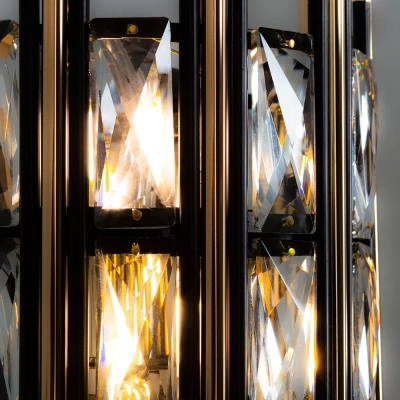 Настенный светильник Arte Lamp ALRUBA A1043AP-2BK, 2хE14
