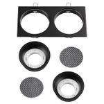 371008 WIR NT25 568 черный Светильник встраиваемый IP20 GX53 12W 220-240V GEMINI