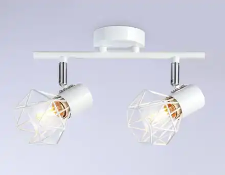 Накладной светильник TR8628/2 WH/CH белый/хром E27*2 max 40W 260*91*175