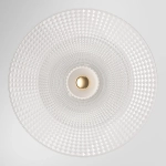 Подвесной светильник с акриловым и стекляными плафонами 40029/1 LED/ белый, LED