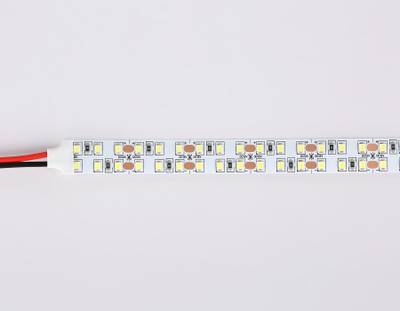 Светодиодная лента двухрядная GS1603 2835 240Led/ 19.2W m/ 12V IP20 6500K/ 5000*14*1.2mm/ кратность резки 25mm (2 конт.)