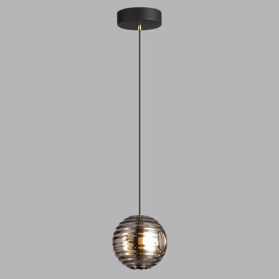 5041/12L L-VISION ODL24 425 черн./золото/дымчатый/металл/стеко Подвес LED 12W 4000К 1526Лм TRONI