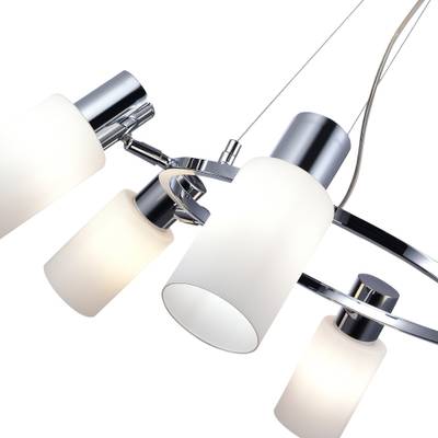 SLE1139-103-06 Люстра подвесная Хром/Белый E14 6*60W