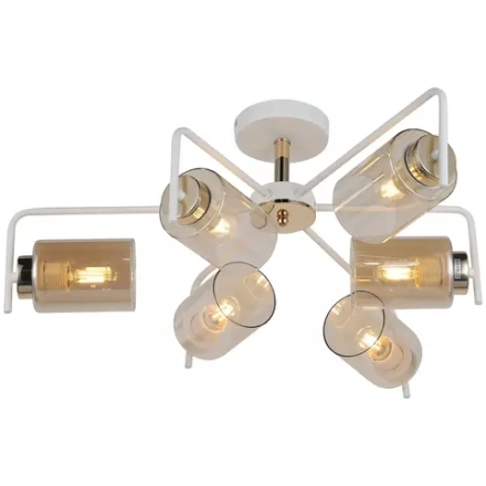 IL8248-6COU-79 WH GD светильник потолочный ILLUMICO, E27х6