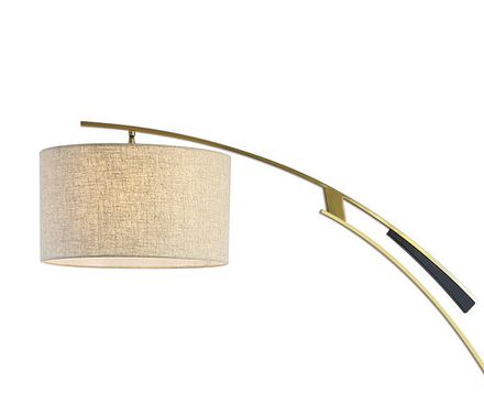 07054-F,19-20 Торшер Нестор черный/бронза L125 h178 E27 1*40W комплект состоит из 2х коробок
