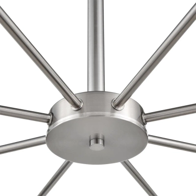 8099/8C COMFI LN26 105 никель/белый металл/стекло Люстра потолочная Е14 8*40W 220V MAVE