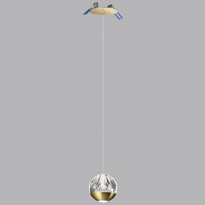 5101/5L L-VISION ODL25 под латунь/прозрачный/акрил Подвес "2 в 1" LED 5W 4000K 300Лм SONO