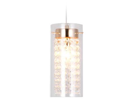 Подвесной светильник с хрусталем TR3660 GD/CL золото/прозрачный E14 max 40W D110*1000