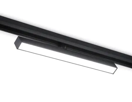 Светильник светодиодный трековый для шинопровода Magnetic GL4201 BK черный IP20 12W 4200K 48V 605*22*45