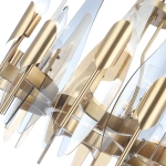 Люстра Crystal Lux CASA SP-PL12 BRASS 1350/312