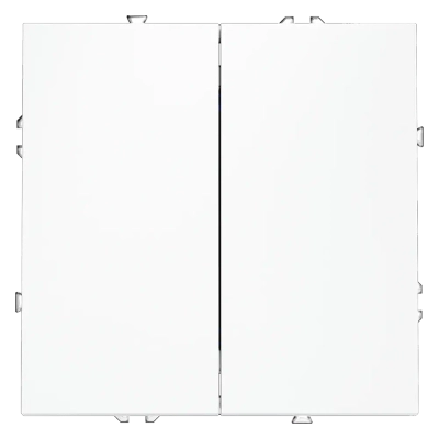 VLS020102 Выключатель встраиваемый VOLTUM S70 двухклавишный 10А, (белый матовый). (ТМ Maytoni)