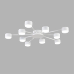 8343/10C COMFI LN26 252 белый, металл Люстра GX53 LED 10*7W 220V TORINA