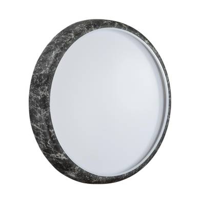 7639/DL COLOR SN 84 Светильник пластик/черн. мрамор LED 48Вт 4000K D410 IP43 MRAMO BLACK