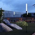 SL9523.415.01 Светильник уличный наземный ST-Luce черный LED 1*3W 2700K