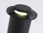 Светильник светодиодный уличный в грунт ST6525 BK черный IP67 LED 4200K 1W D60*93