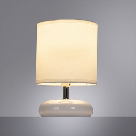 Декоративная настольная лампа Arte Lamp HADAR A3463LT-1WH, 1хE14
