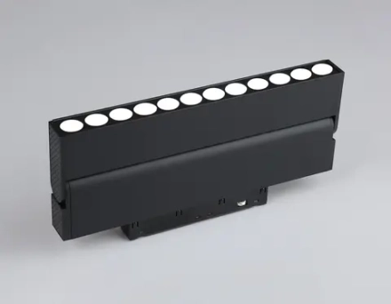 Светильник светодиодный поворотный для шинопровода Magnetic GL4048 BK черный IP20 12W 4200K 48V 24° 223*22*105