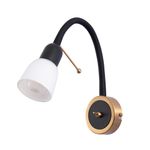 Бра Arte Lamp LETTURA A7009AP-1BK, 1хE14